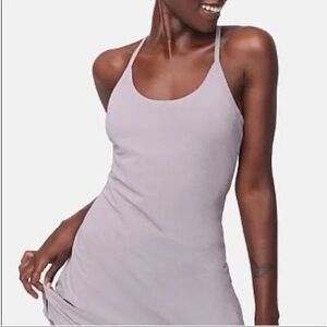 Outdoor Voices The Exercise Dress in Earl Grey